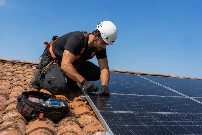 Maintenance et monitoring de panneaux solaires à Still
