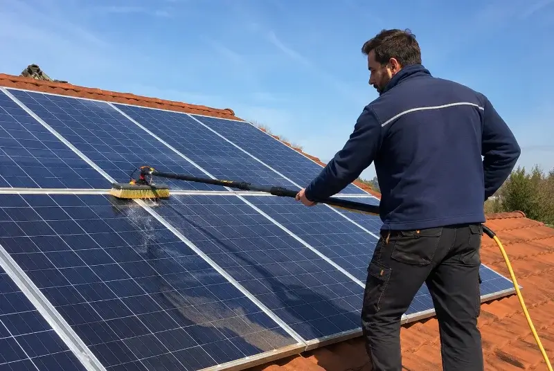 Nettoyage et entretien de panneaux solaires à Still